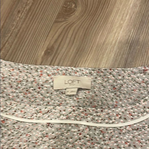 Loft Long Sleeve Speckled Top XS - Picture 2 of 5